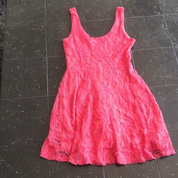 Pink Lace Tank Top Francesca’s Dress Size Small - Picture 2 of 8
